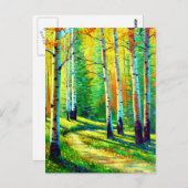 Carte Postale Couleurs de la saison (Devant / Derrière)