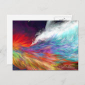 Carte Postale Couleurs de l'imagination - Rainbow World (Devant / Derrière)