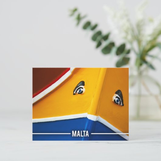 Carte Postale Couleurs de Malte (Debout devant)