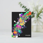 Carte Postale Couleurs de média mixtes 1 (Debout devant)