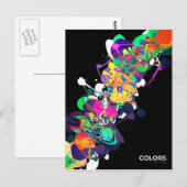 Carte Postale Couleurs de média mixtes 1 (Devant / Derrière)