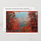 Carte Postale couleurs de montagne (Devant / Derrière)