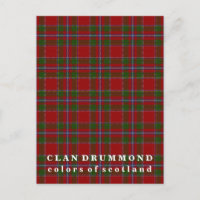 Couleurs du clan écossais Drummond Tartan