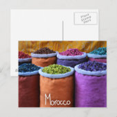 Carte Postale Couleurs du Maroc (Devant / Derrière)