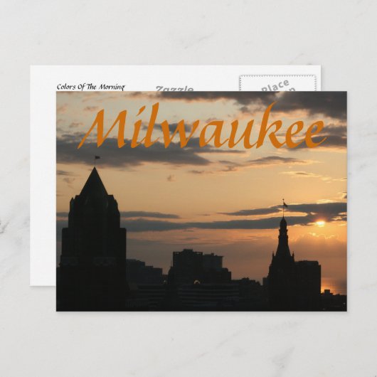 Carte Postale Couleurs Du Matin (Devant / Derrière)