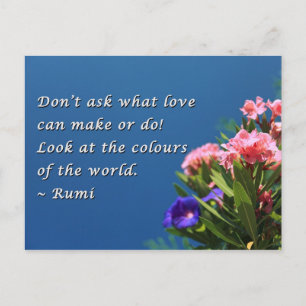 Carte Postale Couleurs du monde