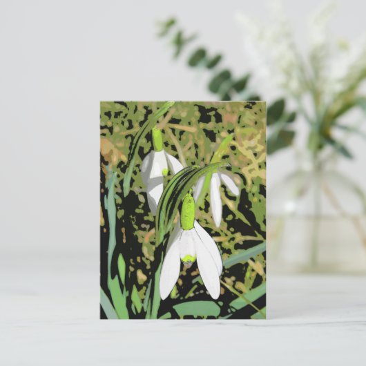 Carte Postale Couleurs du printemps (Debout devant)