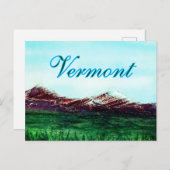 Carte Postale Couleurs du Vermont (Devant / Derrière)