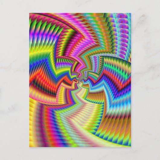 Carte Postale Couleurs ethniques funky (Devant)