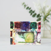 Carte postale COULEURS PALETTES (Debout devant)