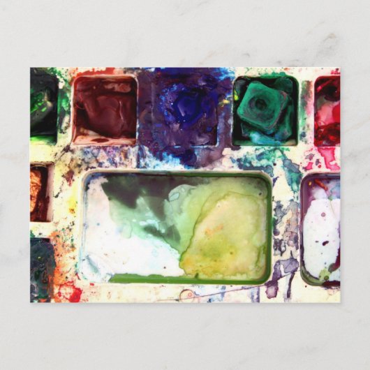 Carte postale COULEURS PALETTES (Devant)