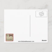 Carte Postale Couleurs pop en rose vert et noir (Dos)