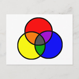 Carte Postale Couleurs principales