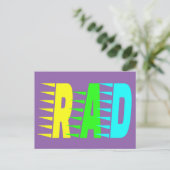 Carte Postale Couleurs RAD Neon (Debout devant)