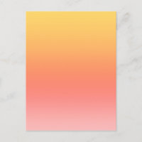 Couleurs simples - Jaune à Misty Pink ombre