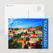 Carte Postale couleurs valparaíso (Devant / Derrière)