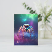 Carte Postale Couleurs vibrantes de l'araignée (Debout devant)