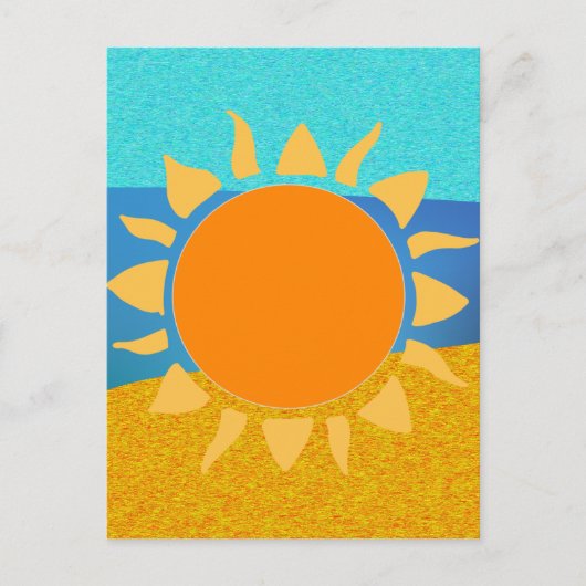 Carte Postale Couleurs vives Floride... Où vit le soleil (Devant)