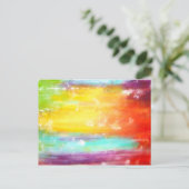 Carte Postale Couleurs vraies Art Abstrait (Debout devant)