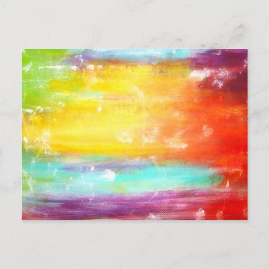 Carte Postale Couleurs vraies Art Abstrait (Devant)