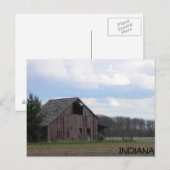 Carte Postale Country Barn (Devant / Derrière)