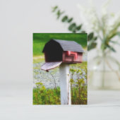 Carte Postale Country Mailbox - Nous avons déménagé! (Debout devant)