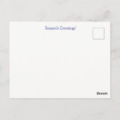 Carte Postale Country Western Cowboy Christmas Seasons Greetings (Dos)