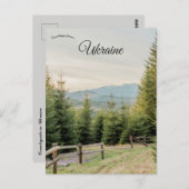 Carte Postale Countryside in Ukraine (Devant / Derrière)