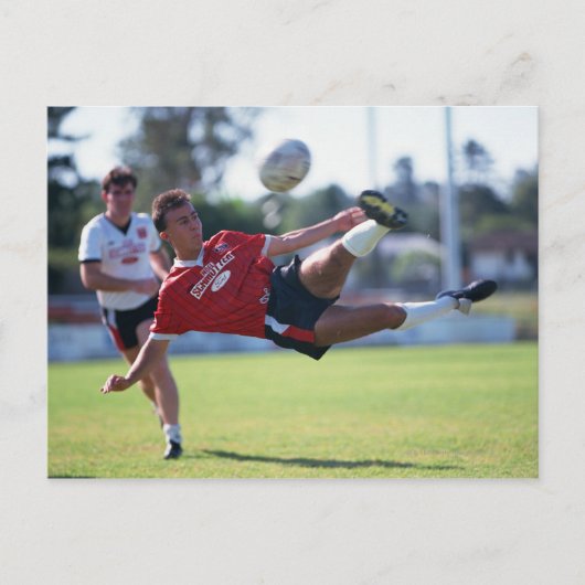 Carte Postale Coup-de-pied de volée (Devant)