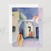 Carte Postale Coup d'oeil dans une allée (Devant / Derrière)