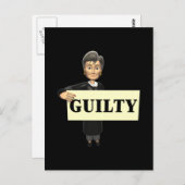 Carte Postale Coupable (Devant / Derrière)