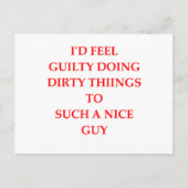 CARTE POSTALE COUPABLE (Devant)