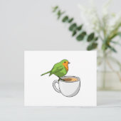 Carte Postale Coupe Bird Coffee (Debout devant)
