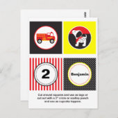 Carte Postale Coupe-Cupcake Camion Cute (Devant / Derrière)