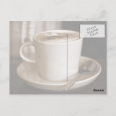 Carte postale Coupe de café (Dos)
