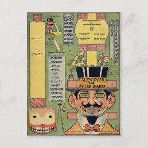 Carte Postale Coupe Déplaisante vintage