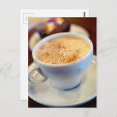 Carte Postale Coupe du cappuccino (Devant / Derrière)