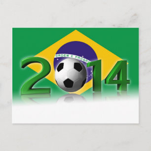 Carte Postale Coupe du monde de football 2014