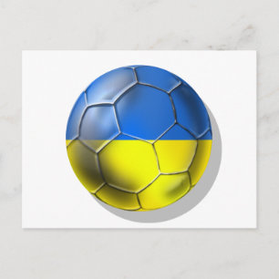 Carte Postale Coupe du monde de football Brésil 2014 Ukraine 201