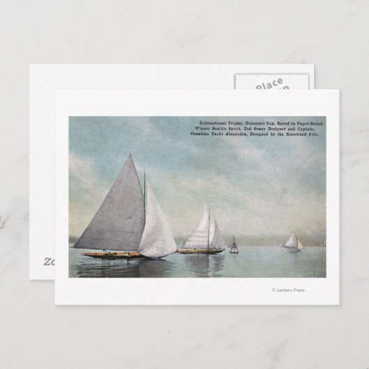 Carte Postale Coupe Internat'l Dunsmuir (Devant / Derrière)