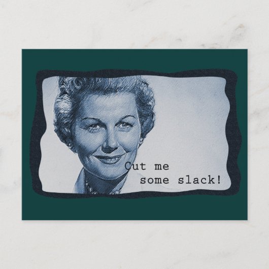 Carte Postale Coupe-moi un peu (Devant)