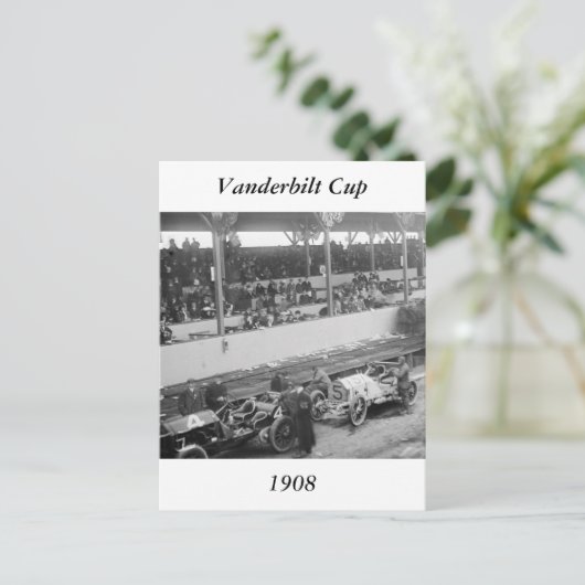 Carte Postale Coupe Vanderbilt 1908 (Debout devant)