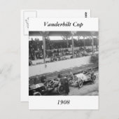 Carte Postale Coupe Vanderbilt 1908 (Devant / Derrière)