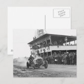Carte Postale Coupe Vanderbilt de course automobile, 1908 (Devant / Derrière)