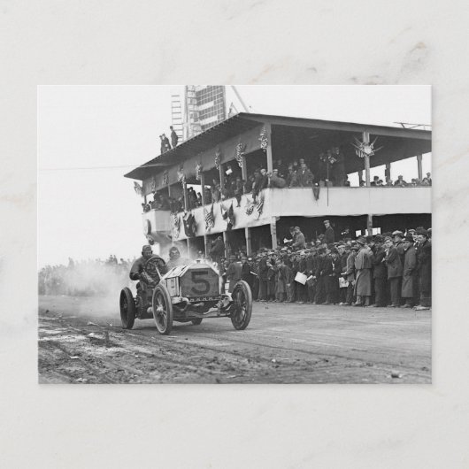 Carte Postale Coupe Vanderbilt de course automobile, 1908 (Devant)