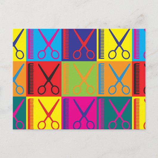 Carte Postale Couper La Pop De Cheveux (Devant)