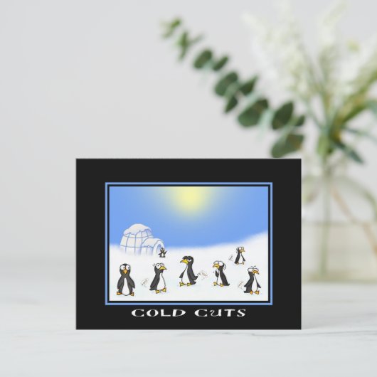 Carte postale Coupes à froid (Debout devant)