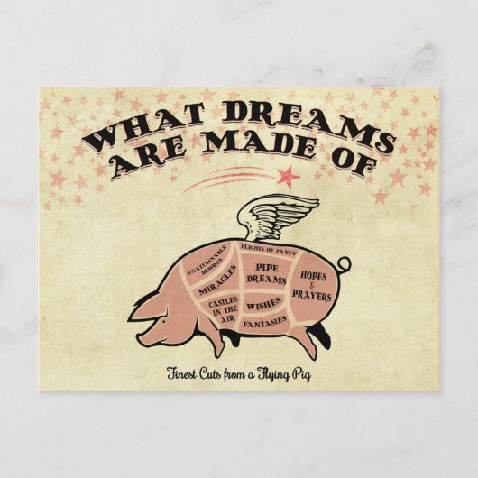 CARTE POSTALE COUPES DE PIG DE VOL (Devant)