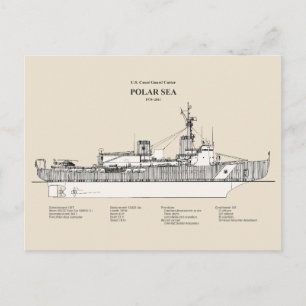 Carte Postale Coupeur USCG Polar Sea wagb-11 - SBD