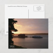 Carte Postale Coupeville Pier à Dusk Postcard (Devant / Derrière)